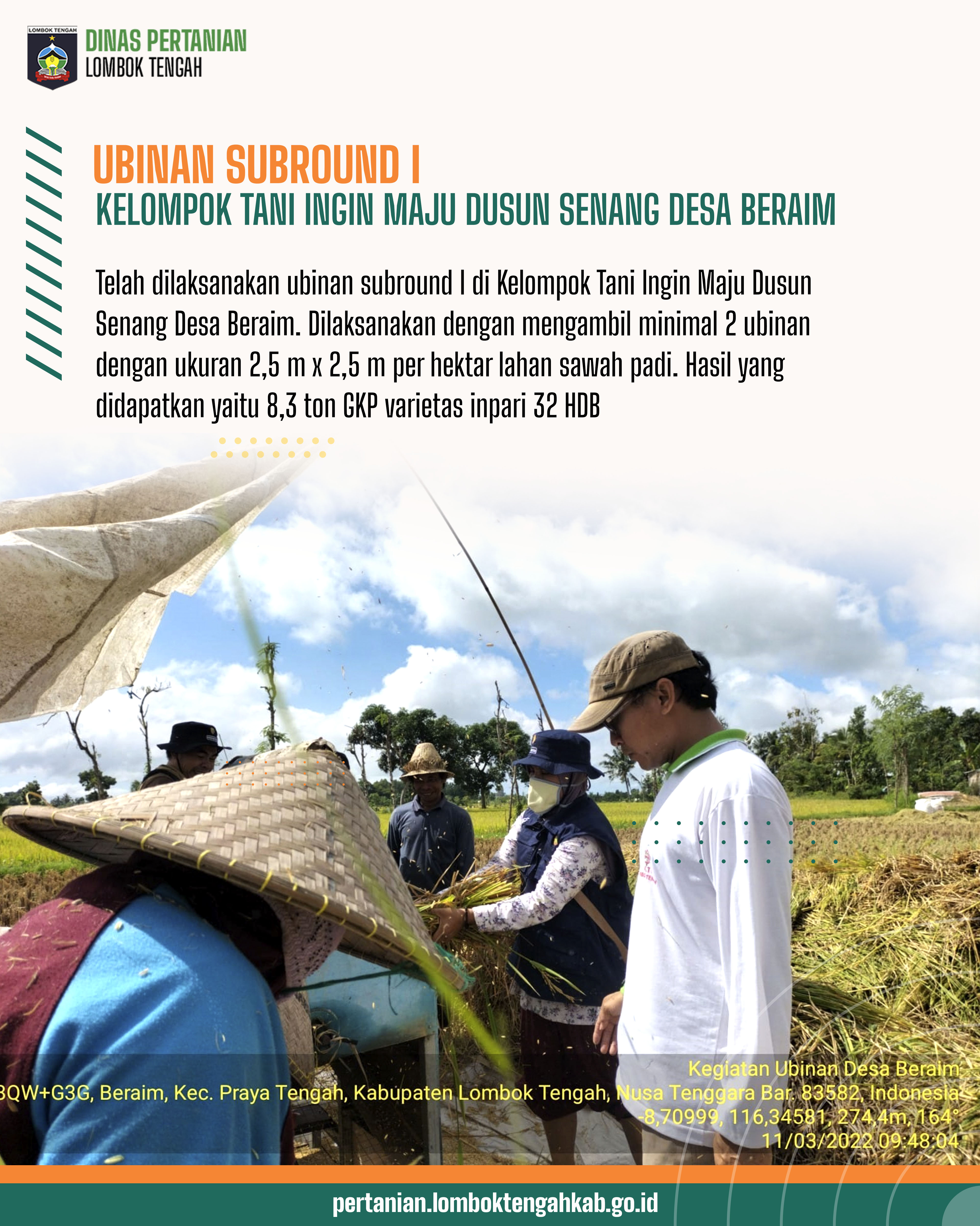 Ubinan Subround 1